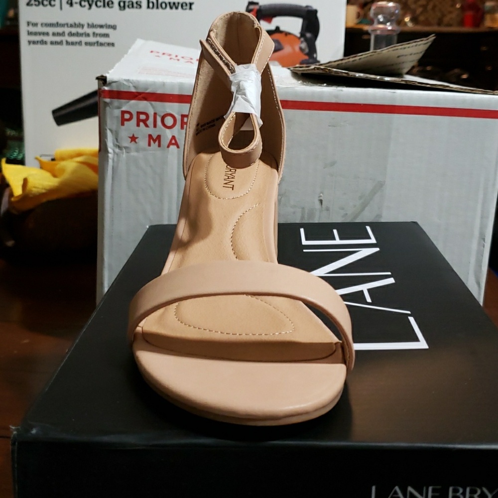 Tan Lane Bryant Block Heels